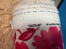 Thumbnail '2' of Roll of Pink/White Flowery Patterned (“Caitlin”) Fabric or Similar