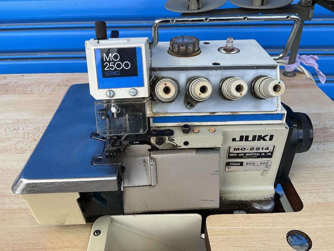 Photo '2' of JUKI - 4 Thread Industrial Overlocker Sewing Machine - Model MO-2514 Photo '2' of JUKI - 4 Thread Industrial Overlocker Sewing Machine - Model MO-2514