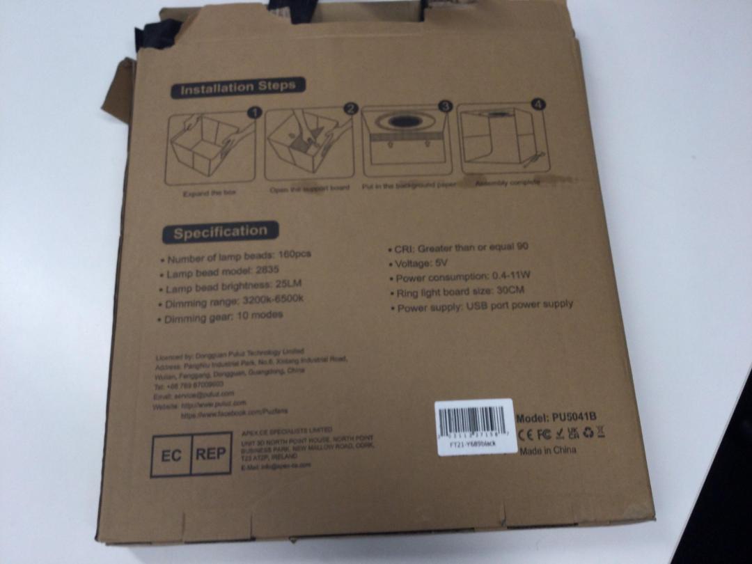 Photo '2' of Foldable LED Ring Light Studio Box