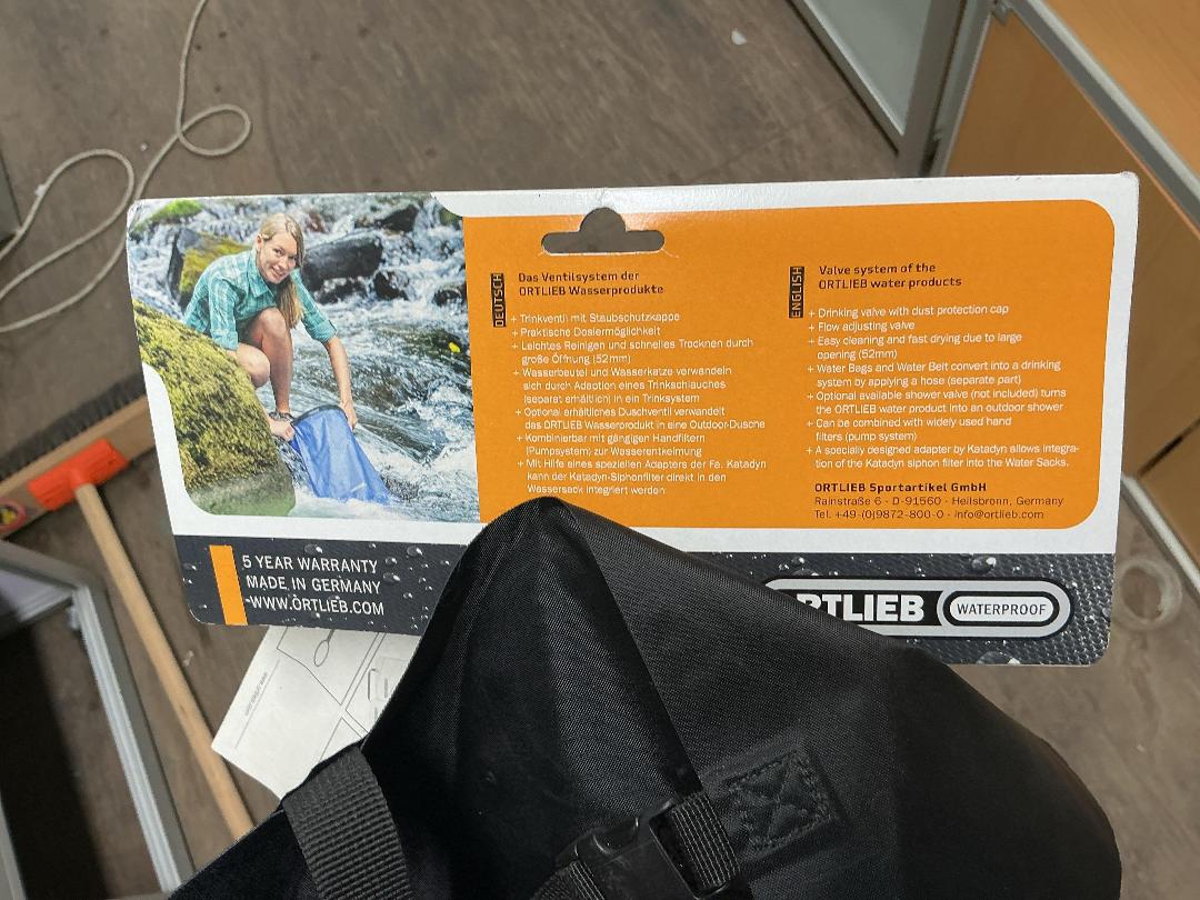 Photo '5' of Ortlieb 10L Waterbag