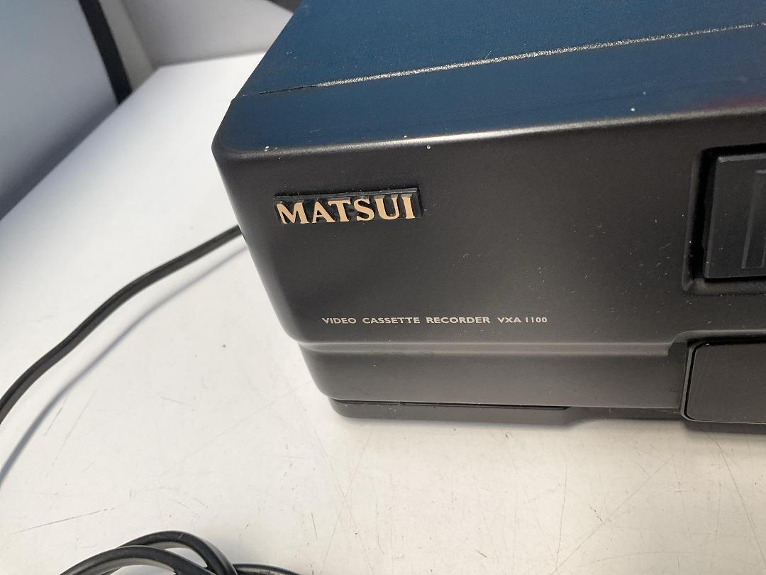 Photo '7' of Matsui Video Cassette Recorder - Model VXA 1100 - Plug Has Been Cut Off