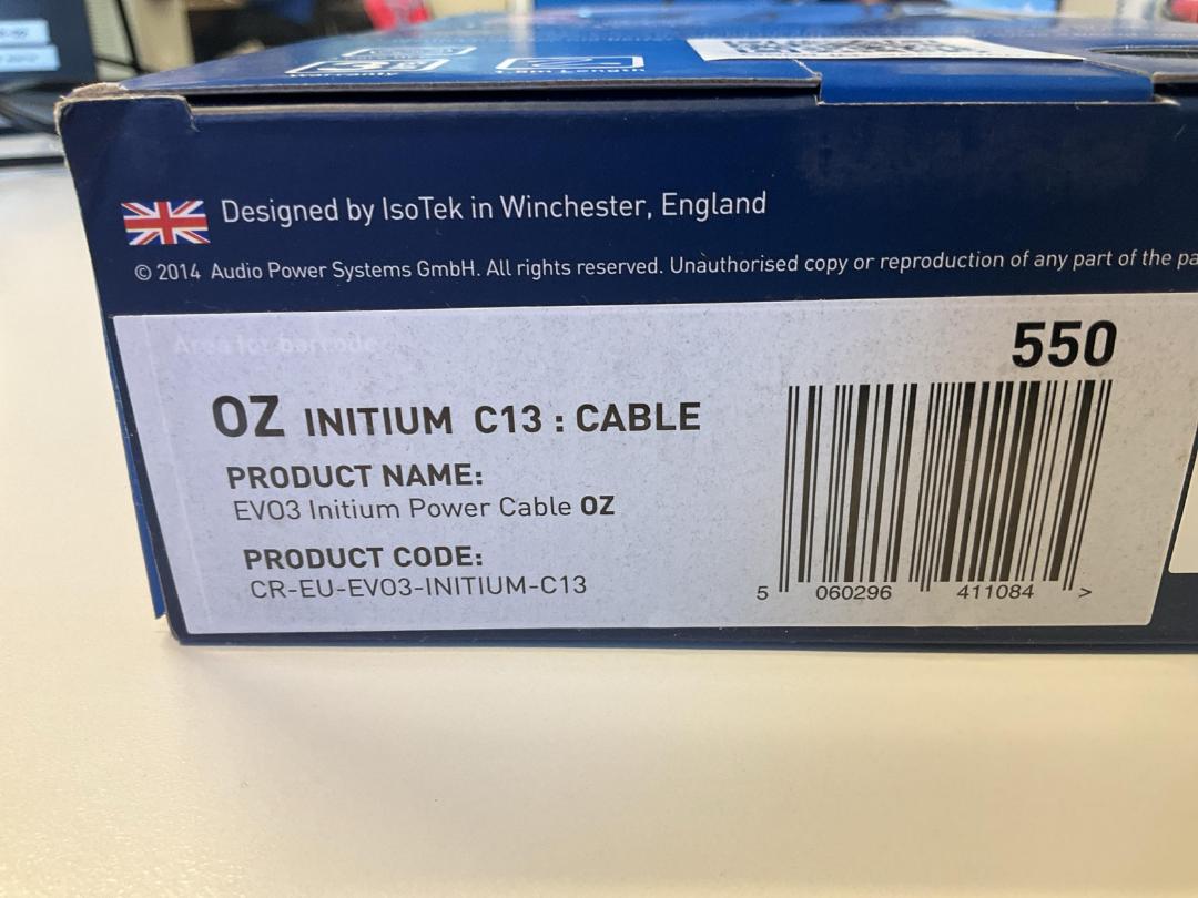 Photo '3' of IsoTek EVO3 Initium Power Cable