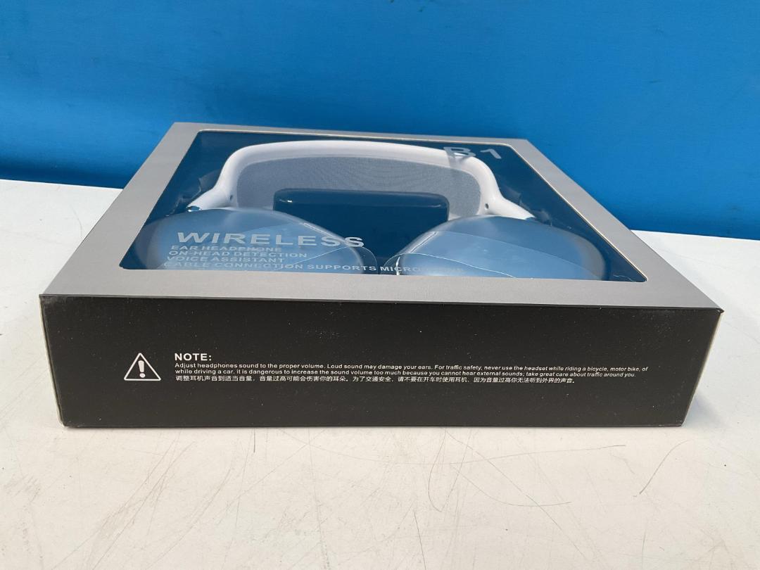 Photo '8' of Wireless Headphones - Model MS-B1 - Silver Coloured