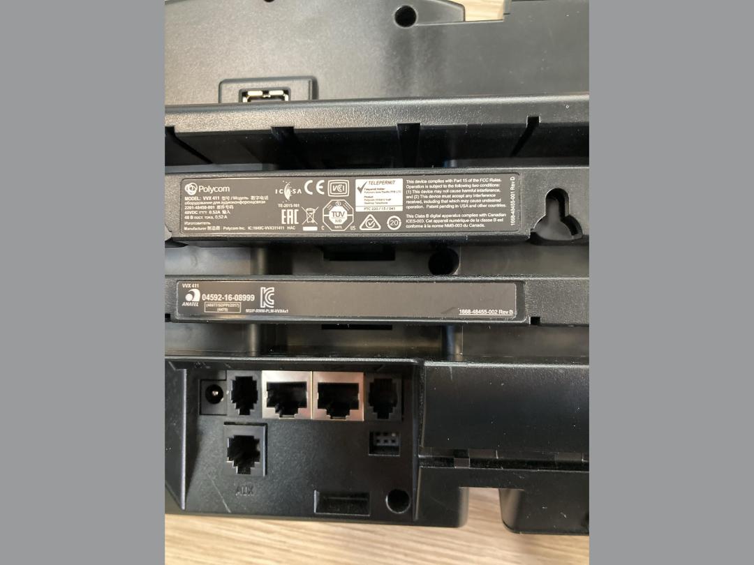 Photo '7' of Polycom VVX 411 HD Business Media PoE IP Desk Phone (10pce) Photo '7' of Polycom VVX 411 HD Business Media PoE IP Desk Phone (10pce)