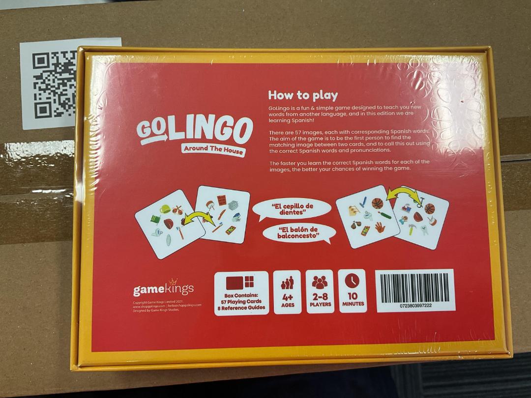 Photo '2' of GoLingo Spanish: Around the House 12pcs Photo '2' of GoLingo Spanish: Around the House 12pcs