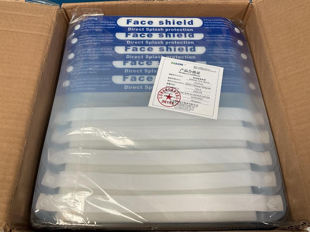 Photo '3' of 2x Boxes of Expired Face Shields