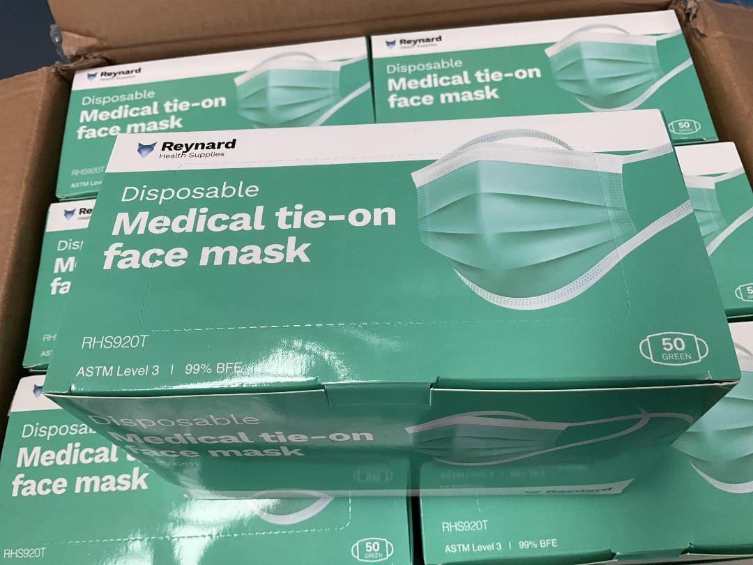 Photo '6' of Expired Reynard Tie-On Disposable Face Masks