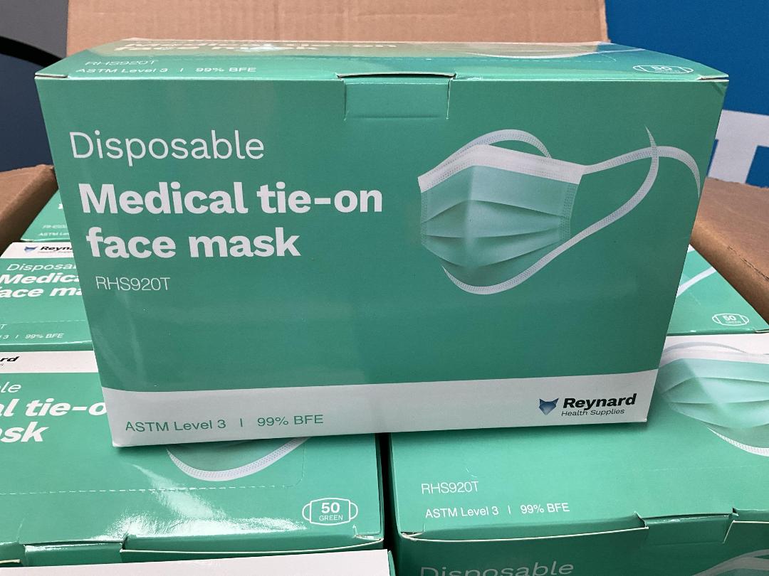 Photo '5' of Expired Reynard Tie-On Disposable Face Masks