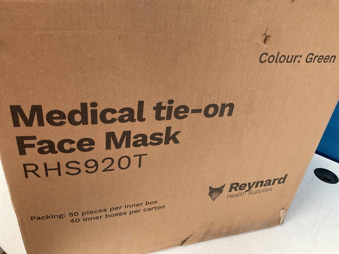Photo '3' of Expired Reynard Tie-On Disposable Face Masks