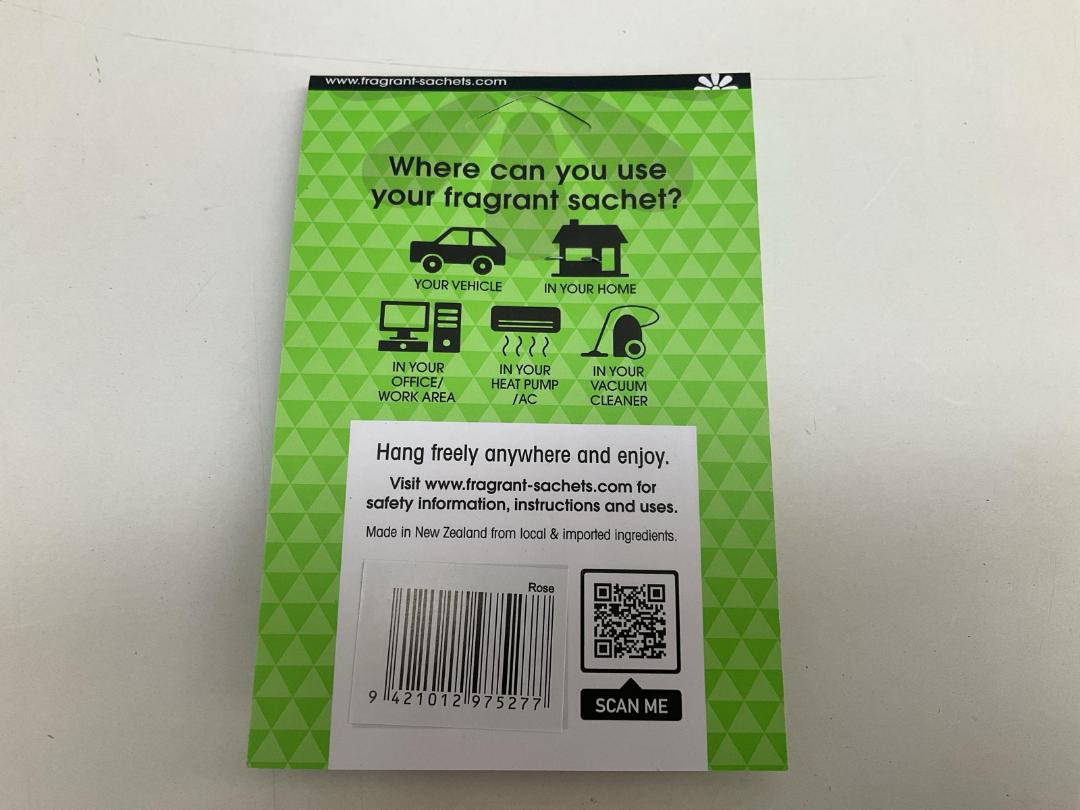 Photo '3' of Bradfield Fragrance Sachets w/ Retail Countertop Display - Rose Garden Photo '3' of Bradfield Fragrance Sachets w/ Retail Countertop Display - Rose Garden