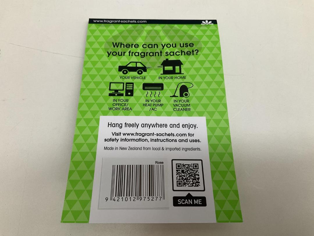 Photo '3' of Bradfield Fragrance Sachets w/ Retail Countertop Display - Rose Garden Photo '3' of Bradfield Fragrance Sachets w/ Retail Countertop Display - Rose Garden