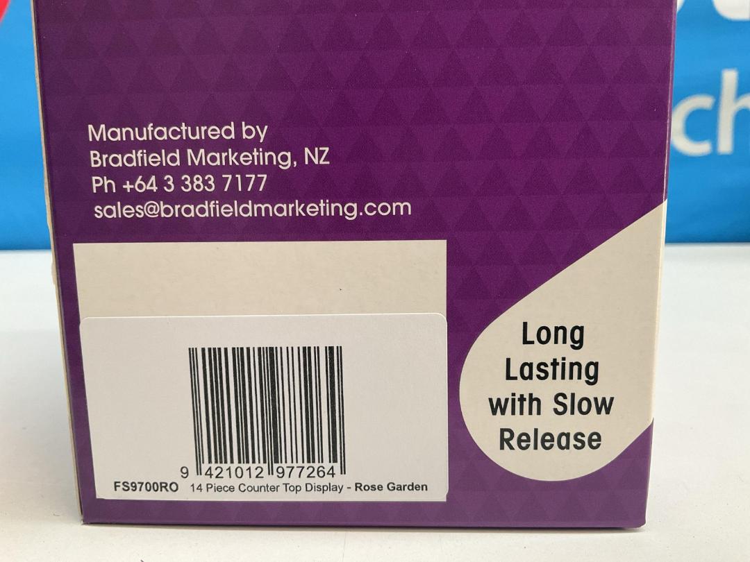 Photo '4' of Bradfield Fragrance Sachets w/ Retail Countertop Display - Rose Garden Photo '4' of Bradfield Fragrance Sachets w/ Retail Countertop Display - Rose Garden