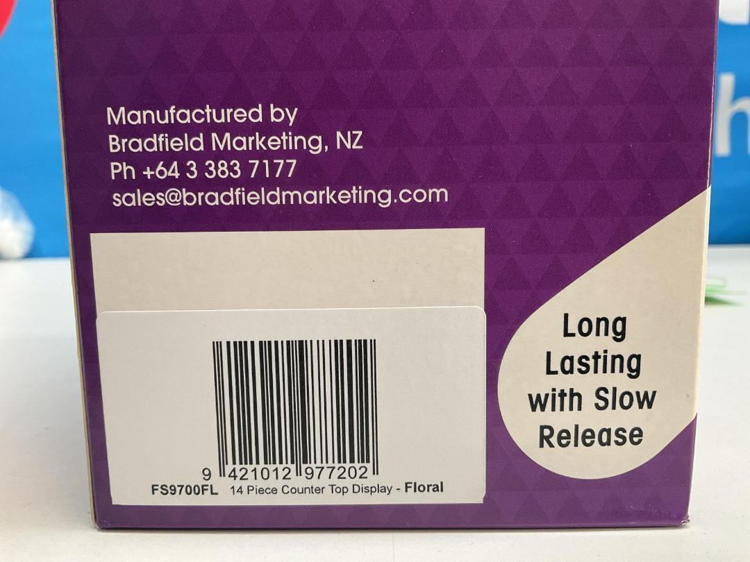 Photo '6' of Bradfield Fragrance Sachets w/ Retail Countertop Display - Floral Photo '6' of Bradfield Fragrance Sachets w/ Retail Countertop Display - Floral