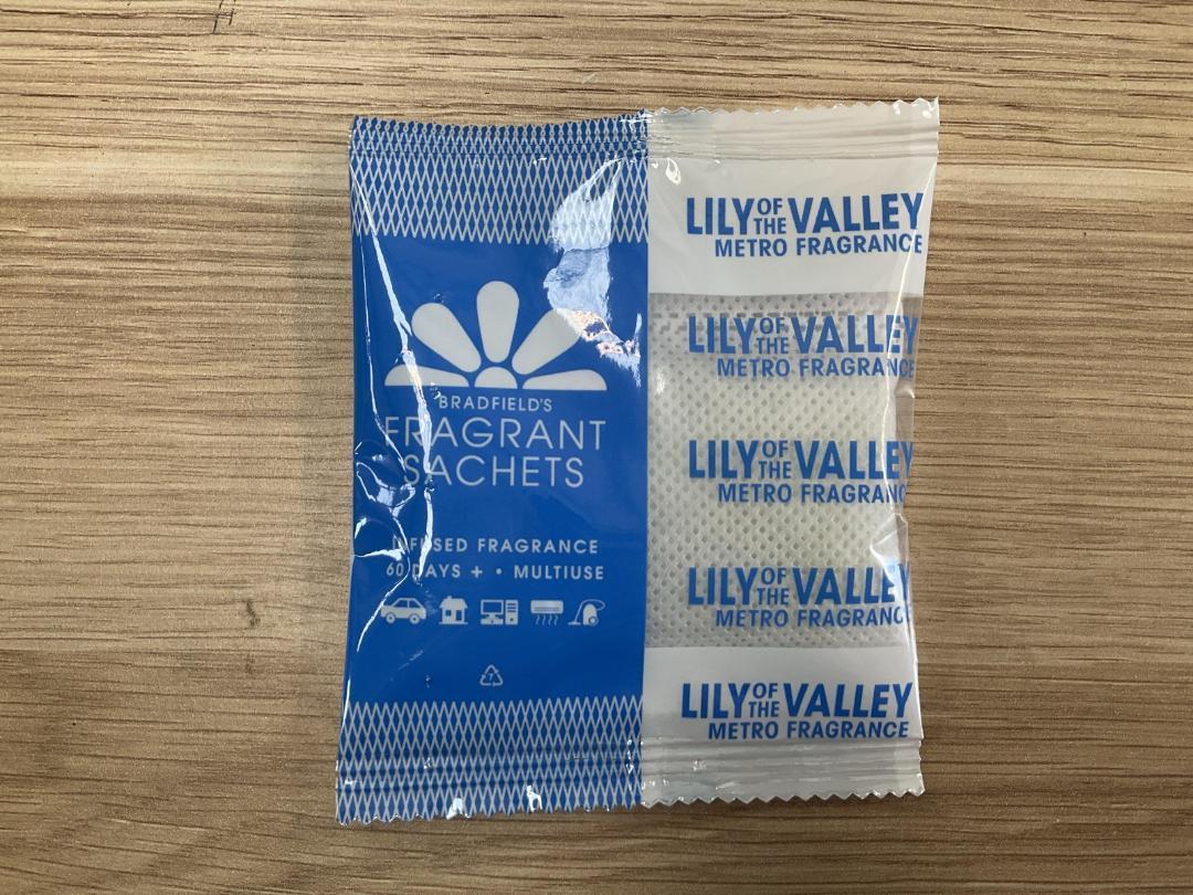 Photo '2' of Bradfield - Infused Multi-Use Fragrance Sachets (10pce) - Lily of the Valley Photo '2' of Bradfield - Infused Multi-Use Fragrance Sachets (10pce) - Lily of the Valley