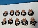 Thumbnail '1' of 10x Packs of Black Coloured Hair Ties with Gold Coloured Designs *NEW*