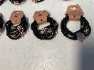 Thumbnail '5' of 10x Packs of Black Coloured Hair Ties with Gold Coloured Designs *NEW*