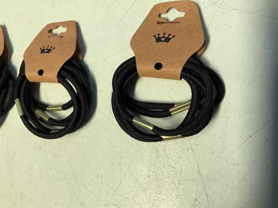 Photo '7' of 15x Packs of Black Coloured Hair Ties *NEW*