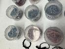 Thumbnail '3' of 26x Small Round Containers of Various Coloured Hair Ties *New*