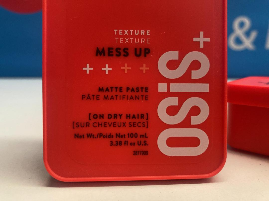 Photo '2' of Schwarzkopf OSiS+ Mess Up Matte Paste 100ml (2pce) *NEW*