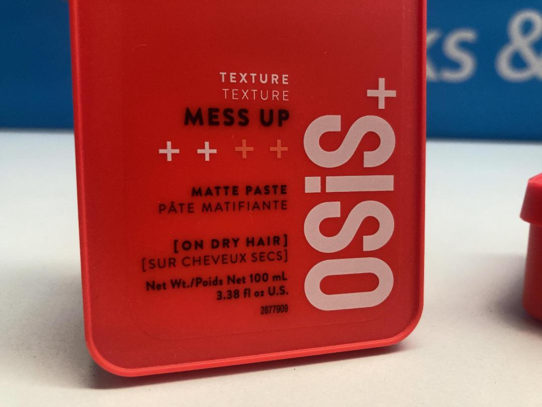 Photo '2' of Schwarzkopf OSiS+ Mess Up Matte Paste 100ml (2pce) *NEW*