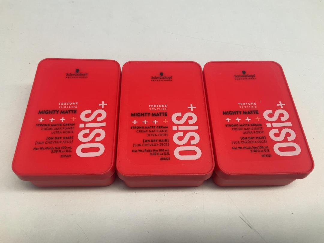 Photo '3' of Schwarzkopf OSiS+ Mighty Matte - Strong Matte Cream 100ml (3pce) *NEW*