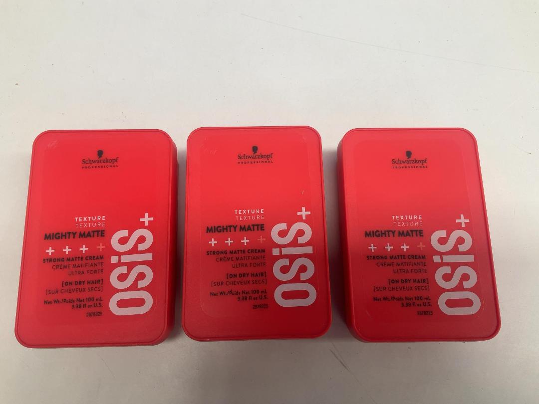 Photo '3' of Schwarzkopf OSiS+ Mighty Matte - Strong Matte Cream 100ml (3pce) *NEW*