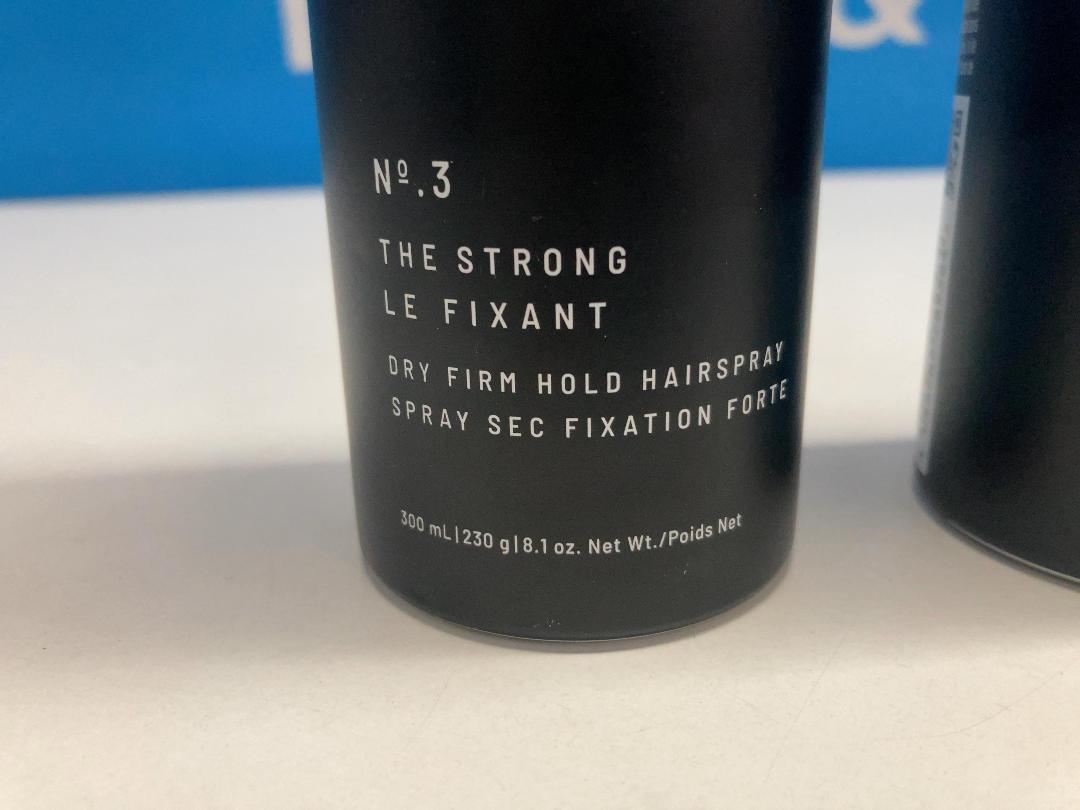 Photo '2' of Schwarzkopf Session Label No.3 The Strong - Dry Firm Hold Hairspray 300ml (2pce)
