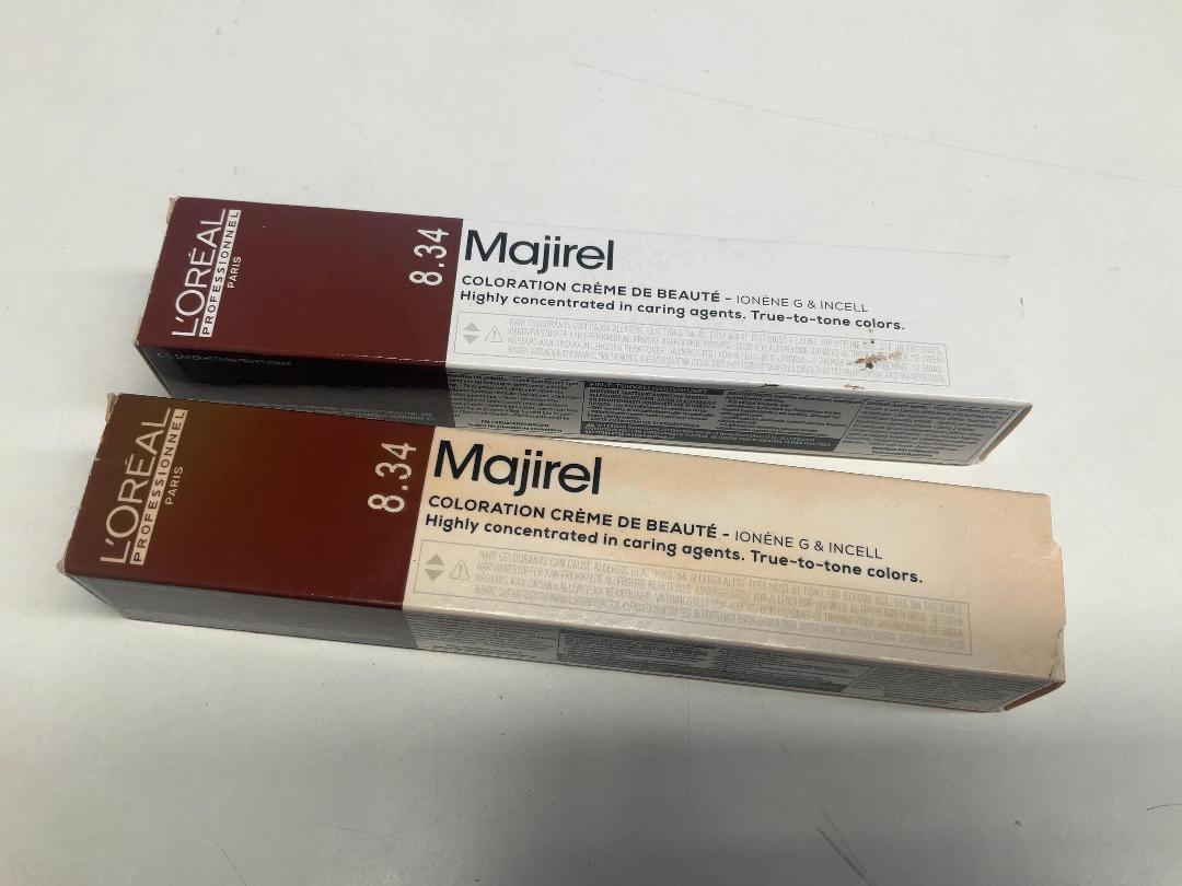 Photo '2' of L'OREAL Majirel Professional Colour 50ml  - 8.34 Copper Blonde (2pce)
