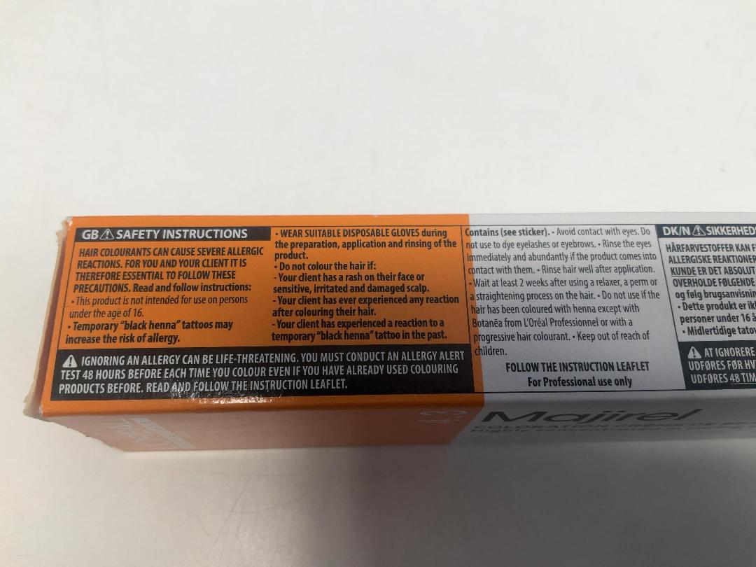 Photo '4' of L'OREAL Majirel Professional Colour 50ml  - 4.3 Golden Brown (2pce)