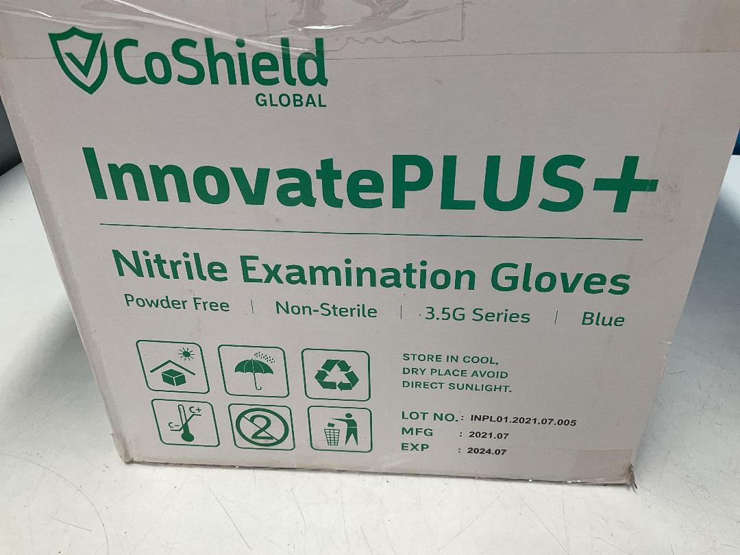 Photo '2' of Expired Nitrile Examination Gloves Size L - Approx 10x Boxes w/ 100x Gloves in Each Box