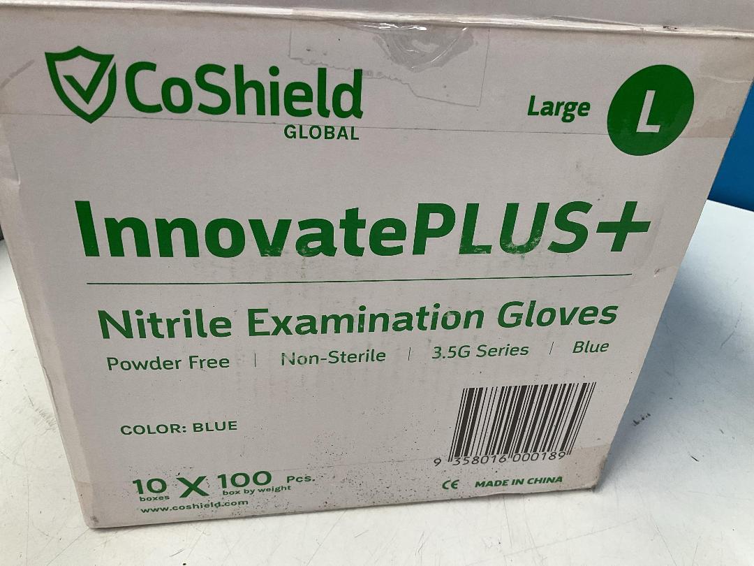 Photo '4' of Expired Nitrile Examination Gloves Size L - Approx 10x Boxes w/ 100x Gloves in Each Box