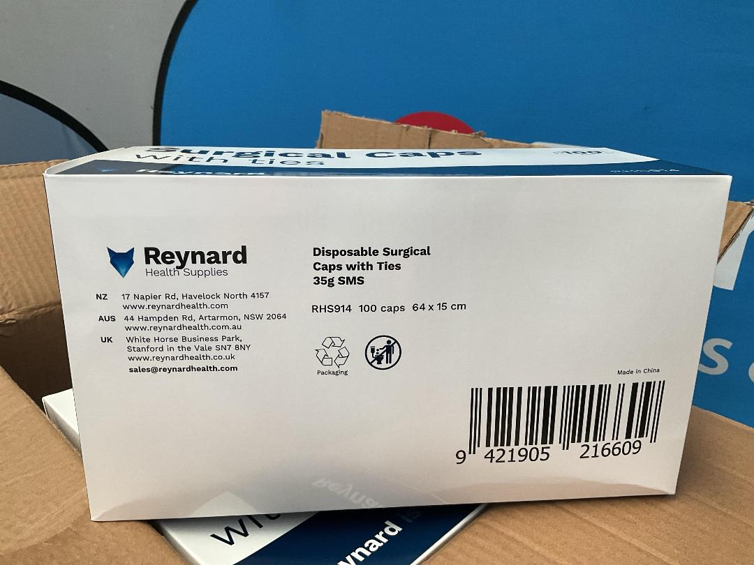 Photo '9' of Box of Disposable Surgical Caps