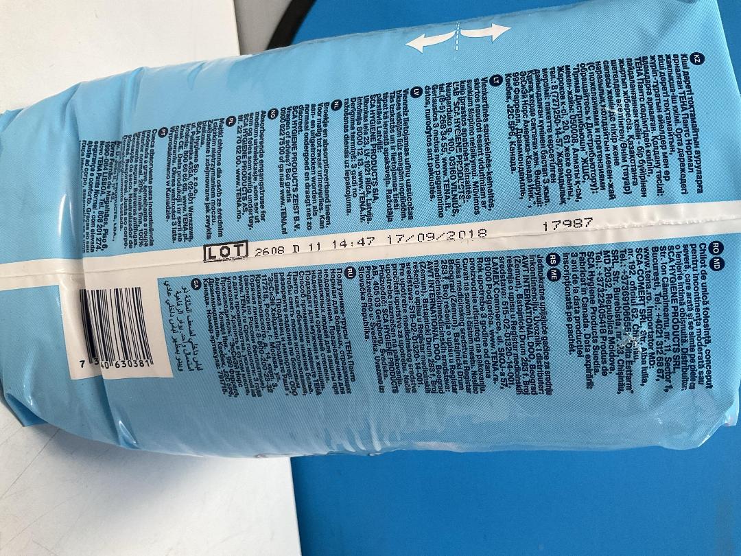 Photo '7' of Tena Pants Hygiene - Ladies XL - 6x Packs with 15 in Each Pack