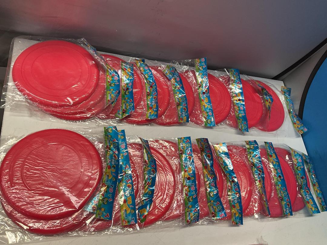 Photo '2' of Miscellaneous Items - Red Coloured Frisbees, Massagers or Similar Etc