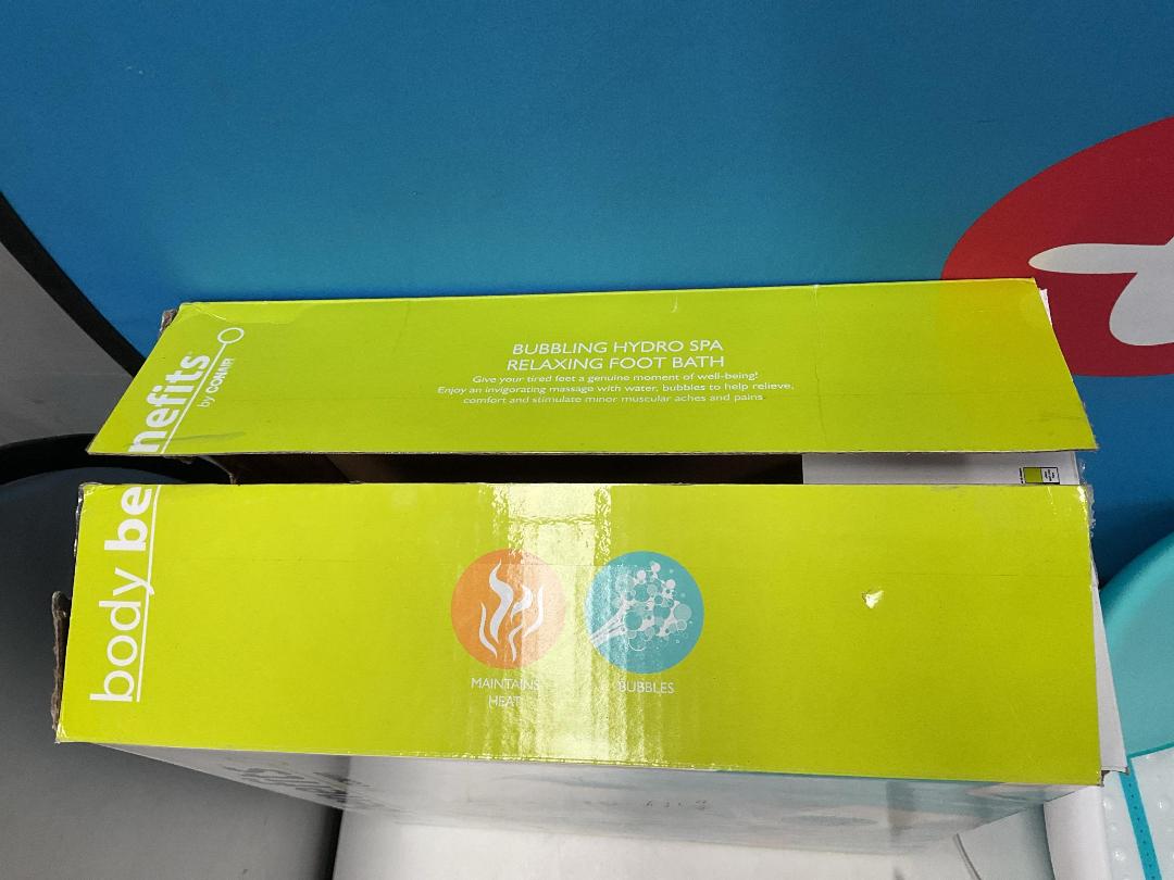 Photo '5' of Body Benefits by Conair Bubbling Hydro Spa Relaxing Foot Bath - Model CGP8A