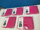 Thumbnail '1' of 5x Pink Coloured Travel Toiletry Pouches *New*