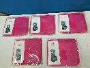 Thumbnail '6' of 5x Pink Coloured Travel Toiletry Pouches *New*