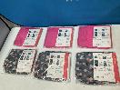 Thumbnail '10' of 3x Pink Coloured and 3x Flower Design Travel Toiletry Pouches *New*