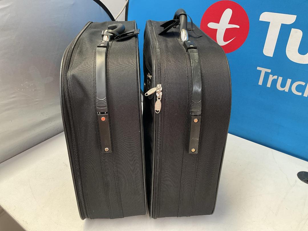 Photo '7' of 2x Black Coloured PCL Luggage Suitcases