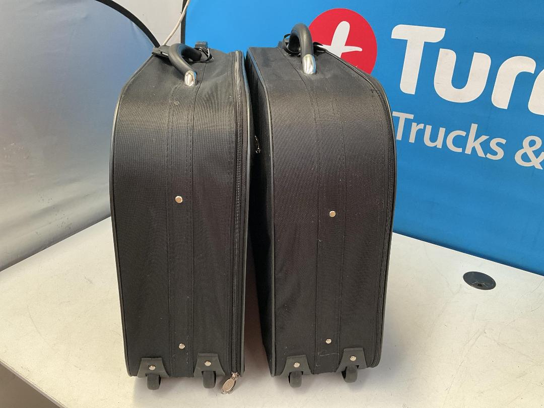 Photo '9' of 2x Black Coloured PCL Luggage Suitcases