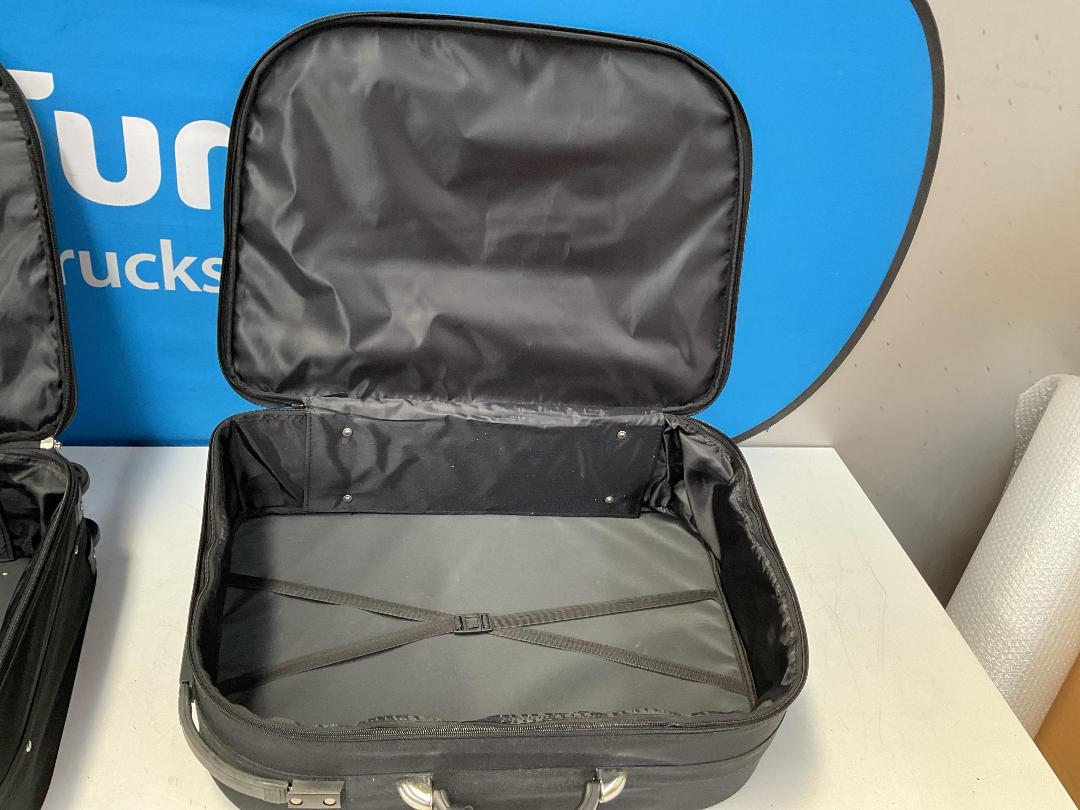 Photo '14' of 2x Black Coloured PCL Luggage Suitcases