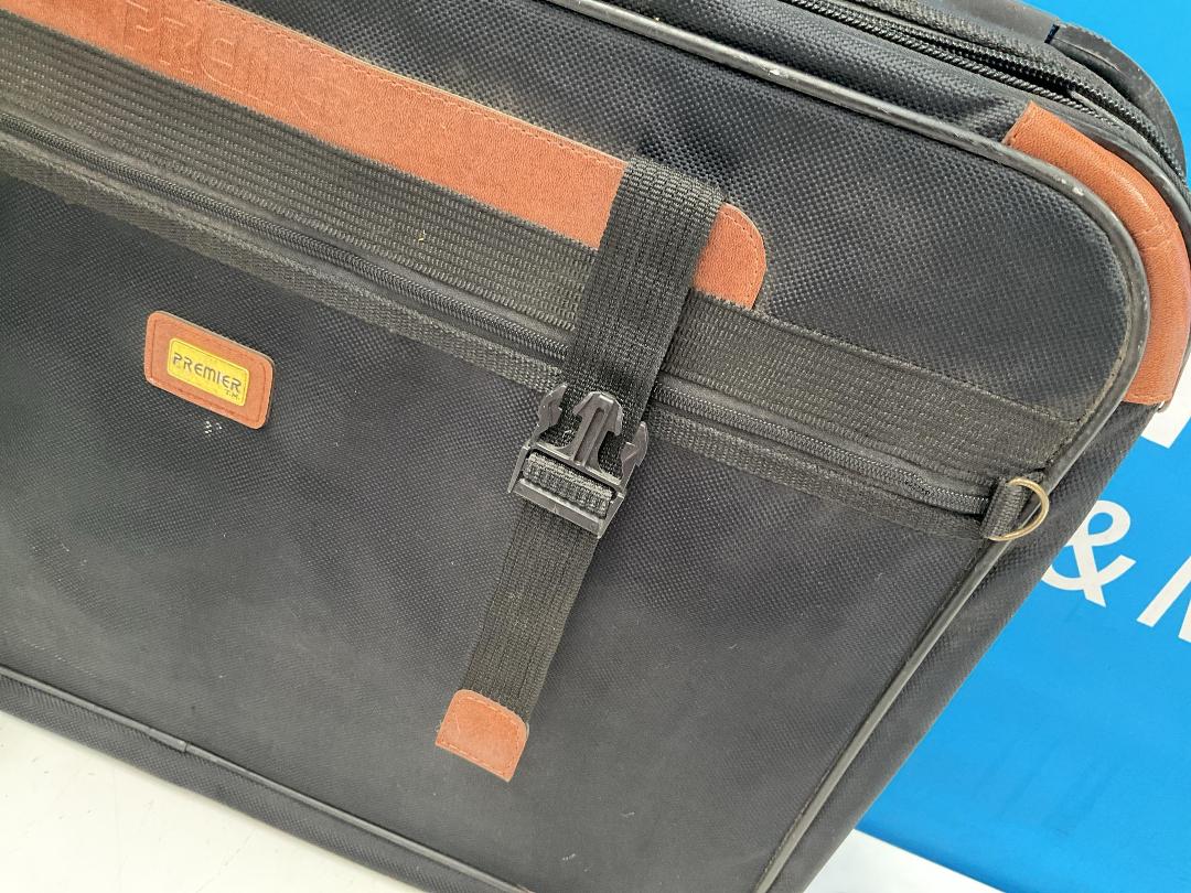 Photo '4' of Premier Black/Brown Coloured Suitcase on Wheels