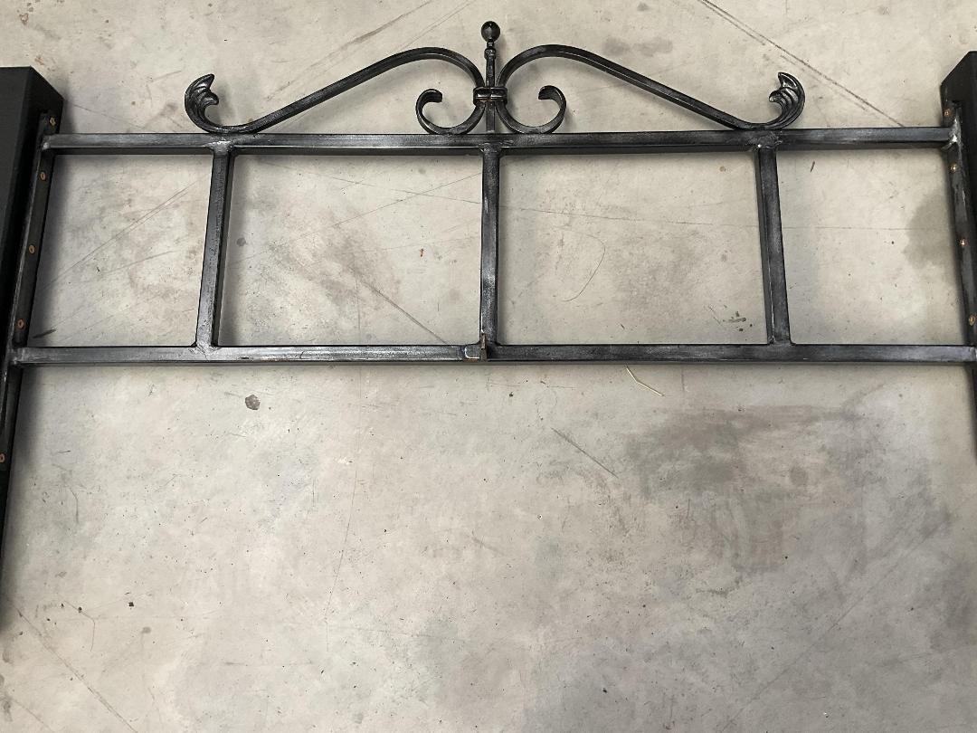 Photo '4' of Metal & Wooden Black Headboard