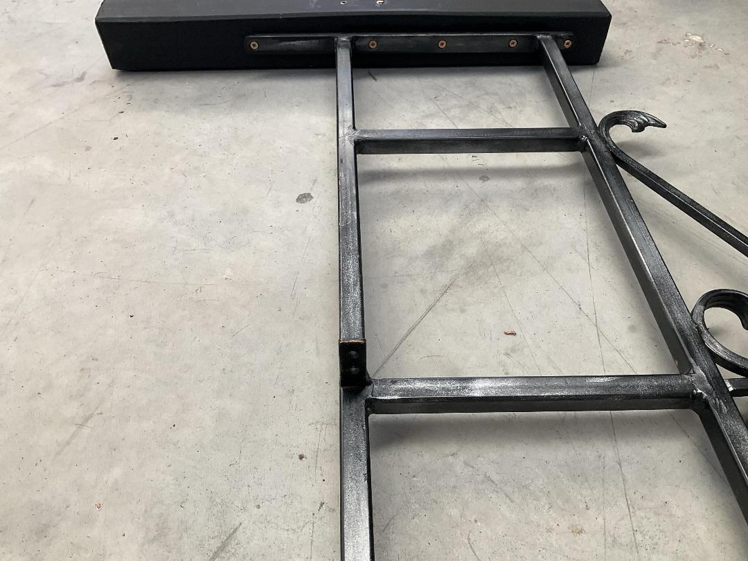 Photo '11' of Metal & Wooden Black Headboard