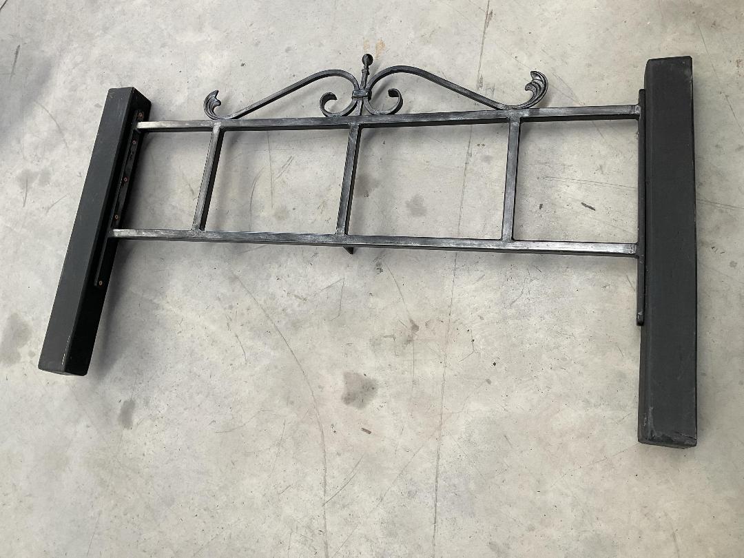 Photo '12' of Metal & Wooden Black Headboard