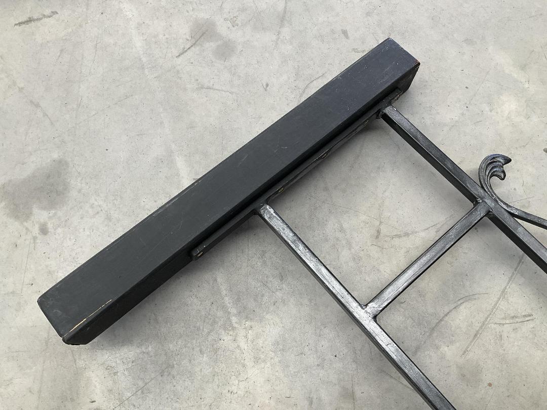 Photo '13' of Metal & Wooden Black Headboard