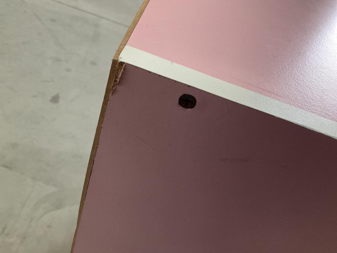 Photo '11' of Pink/White Coloured Shelf