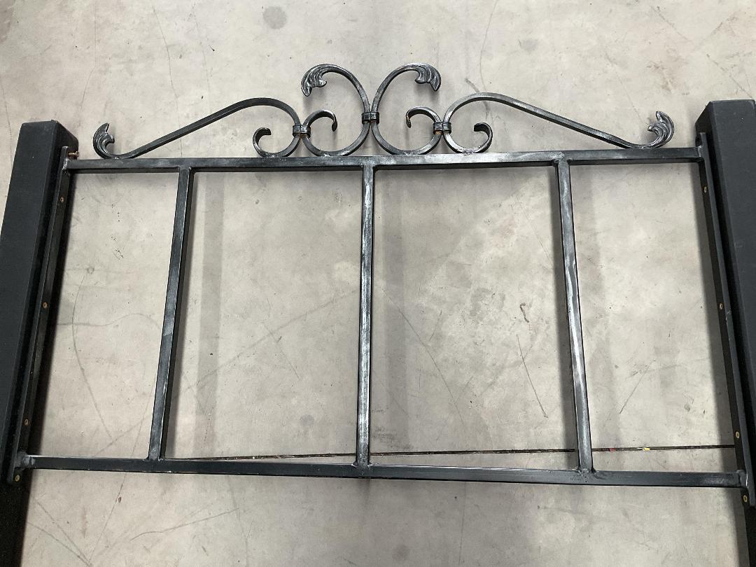 Photo '5' of Black Metal & Wooden Bed Headboard or Similar Photo '5' of Black Metal & Wooden Bed Headboard or Similar