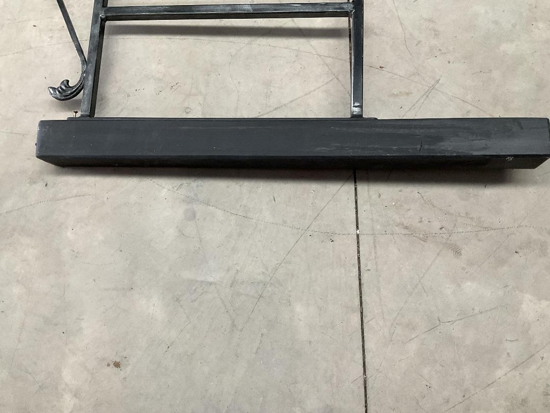 Photo '4' of Black Metal & Wooden Bed Headboard or Similar Photo '4' of Black Metal & Wooden Bed Headboard or Similar