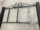 Thumbnail '8' of Black Metal & Wooden Bed Headboard or Similar